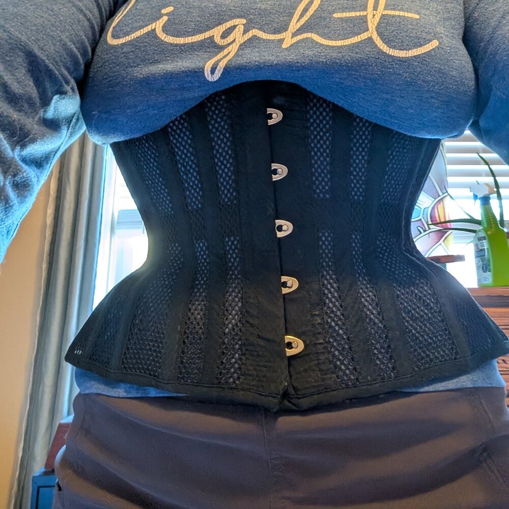 Sport Mesh steel boned corset